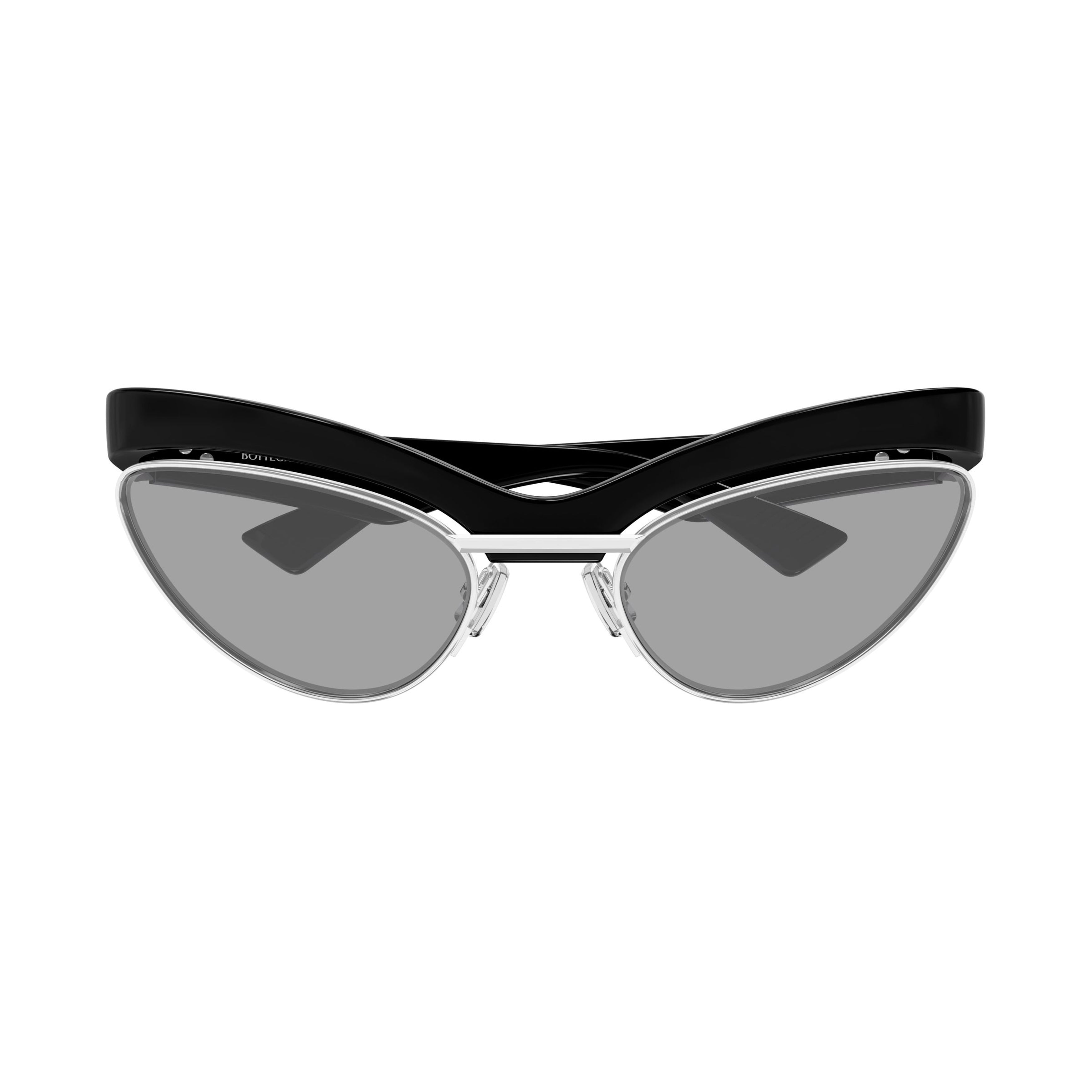 Black Bv1480s Thick Acetate Cat-Eye Sunglasses