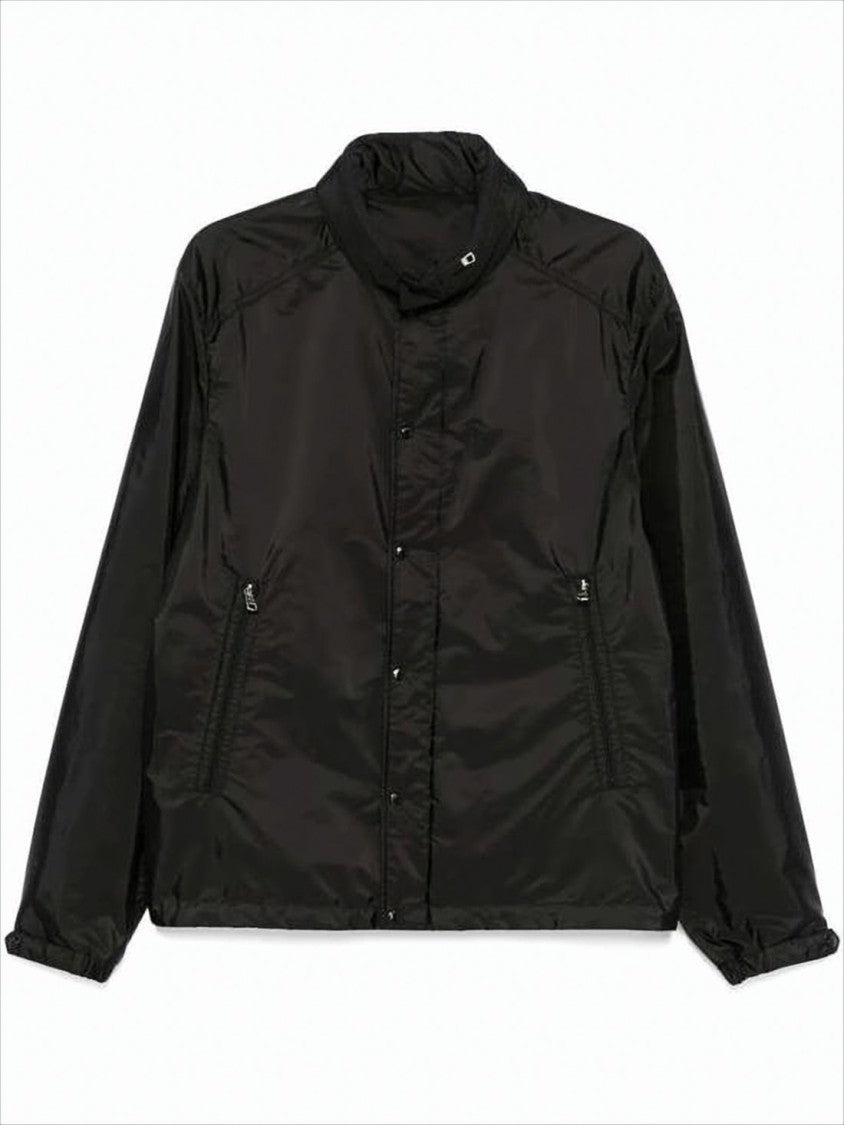 High Collar Black Polyamidejacket
