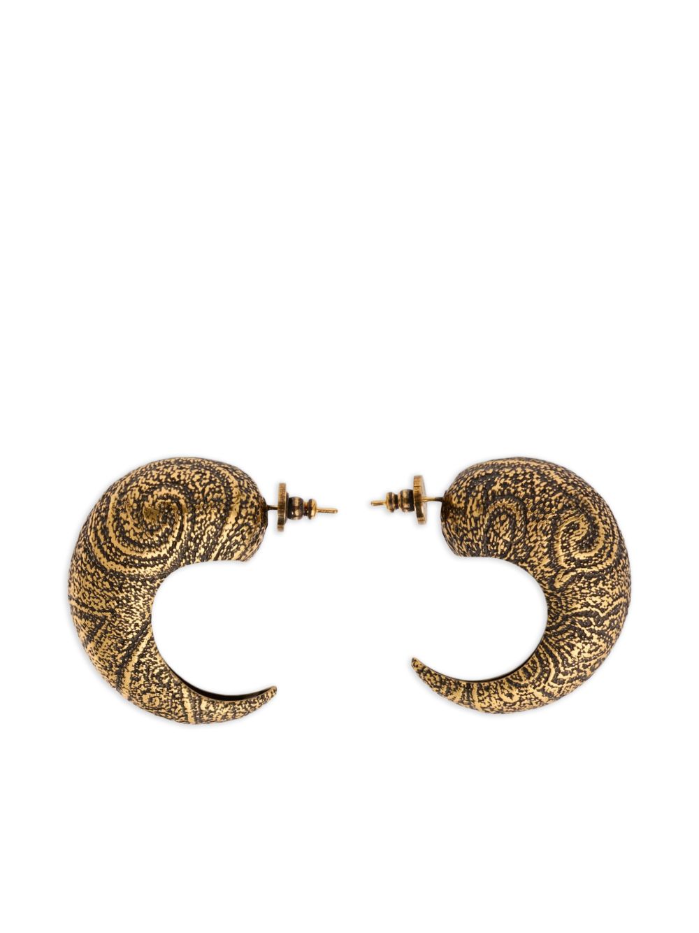 Crescent-Shaped Earrings