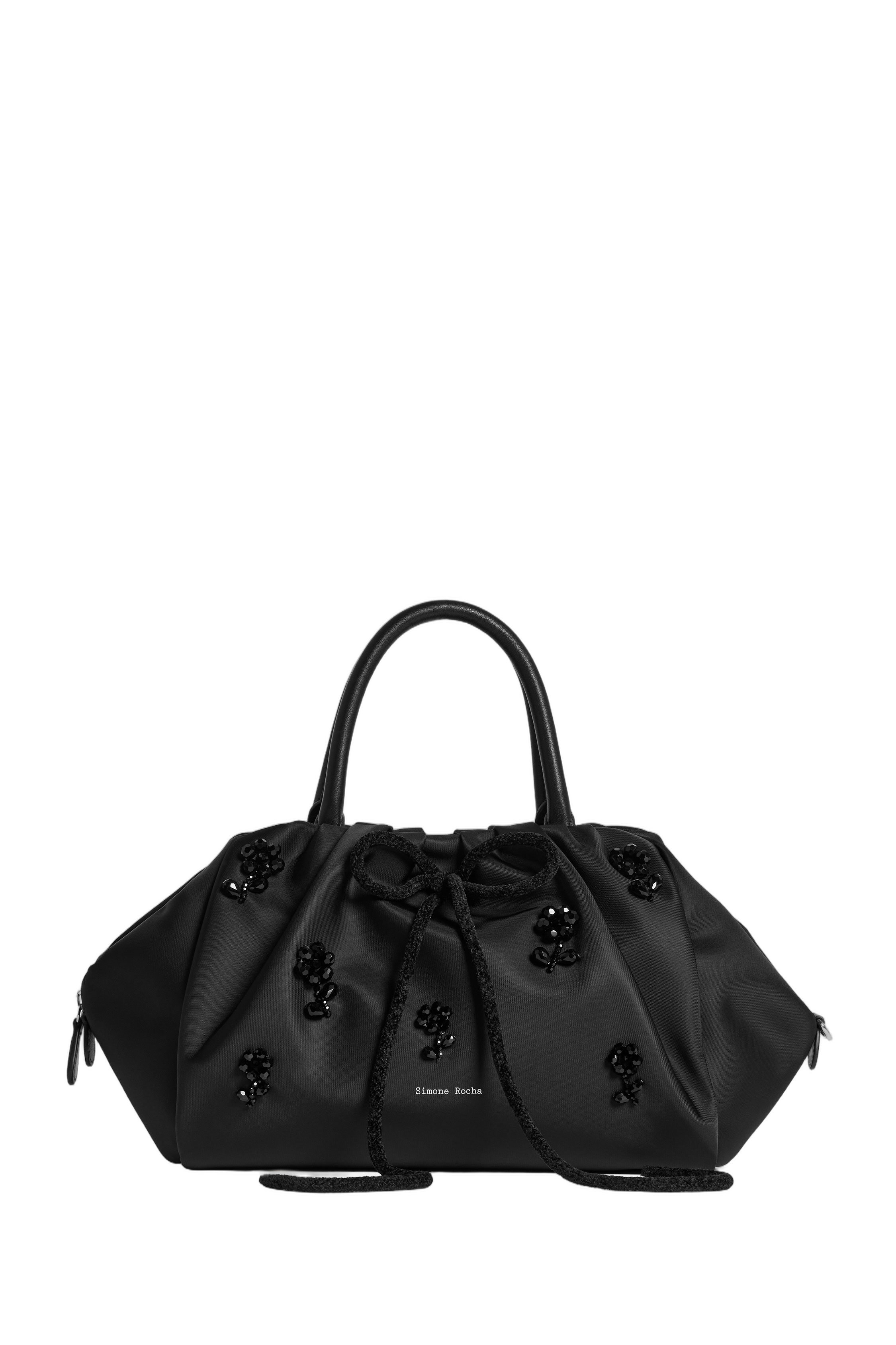 Gathered Top Handle Bag