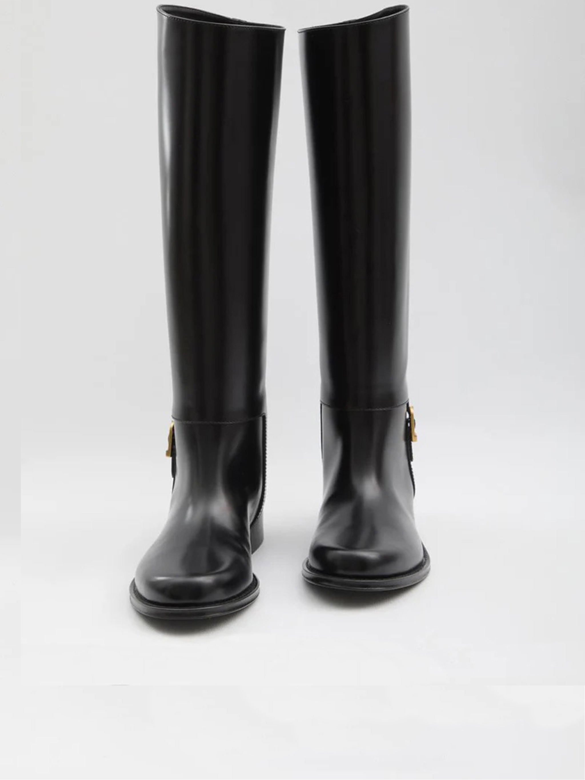 Black Julia 25 Leather Boots