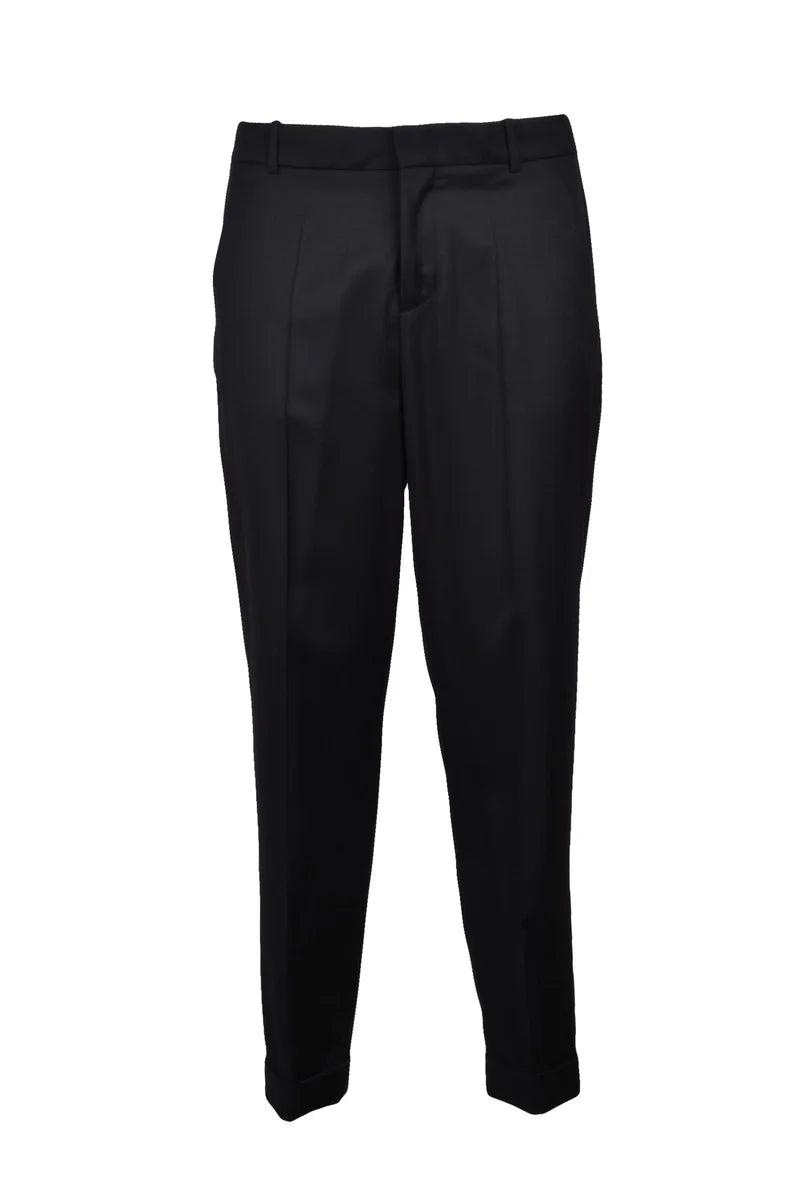 Classic Wool Trousers - Black