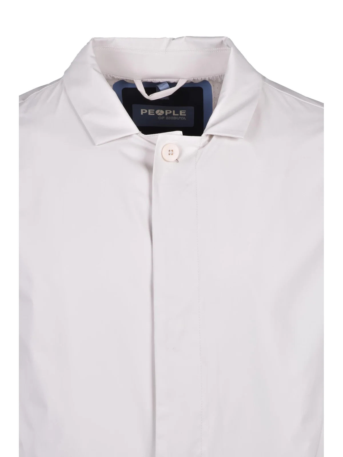 White Toshiro Polyester Waterproof Jacket
