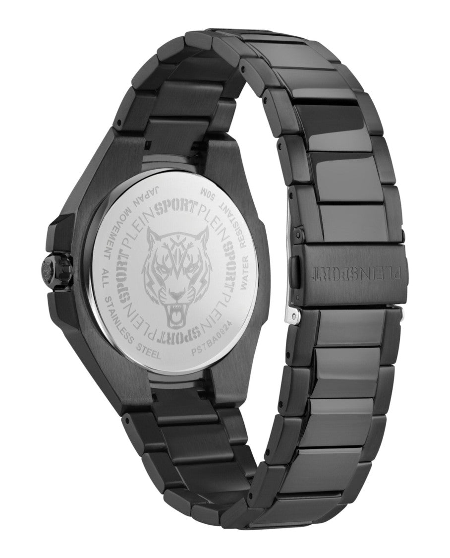 Tigermaster Bracelet Watch With Black Enamel Dial