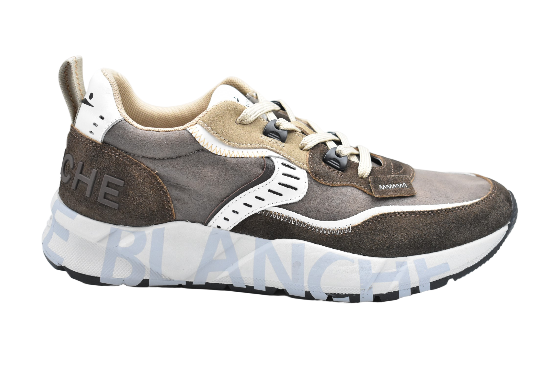 Brown-Taupe Low Shoes