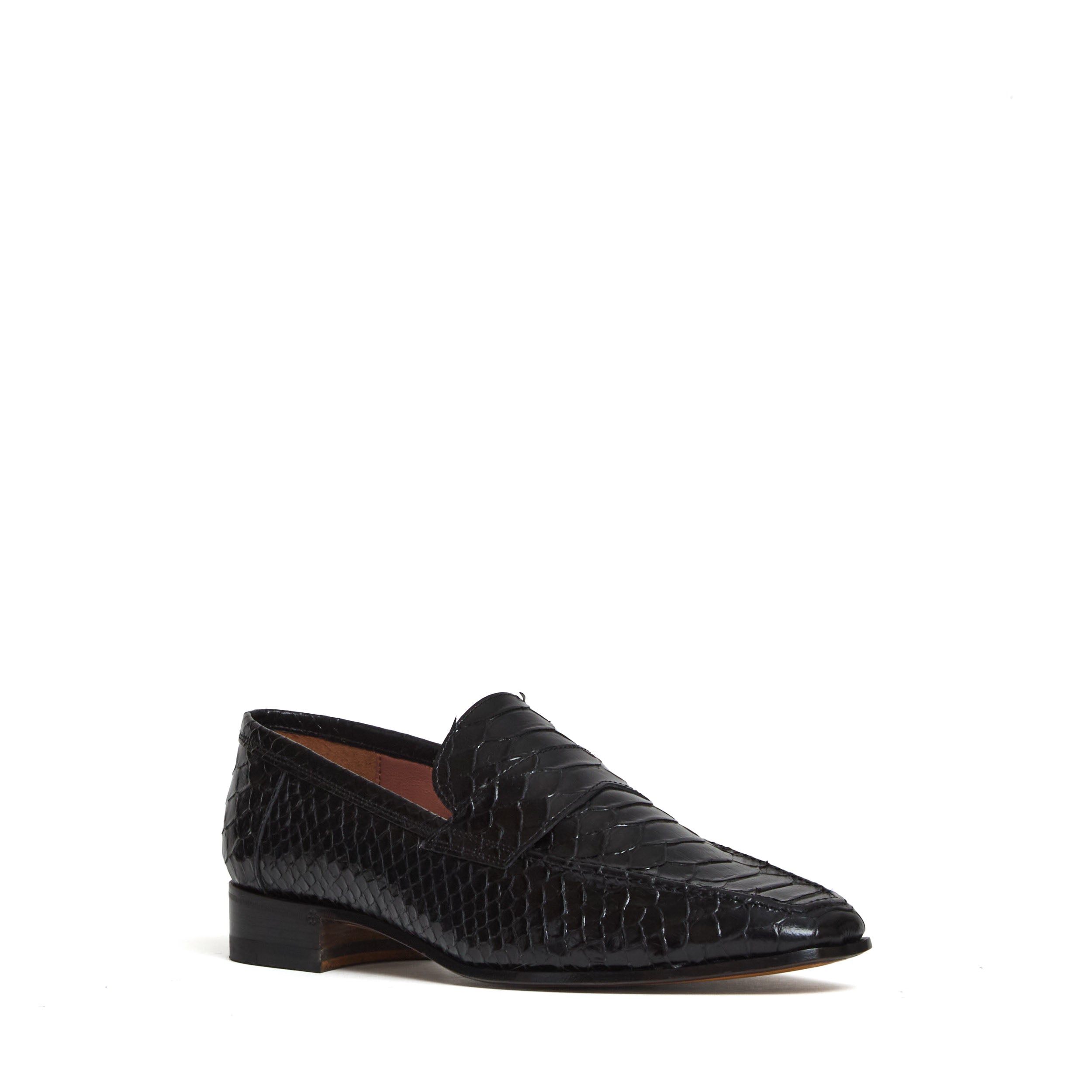 Python Mono Printed Alain Loafers