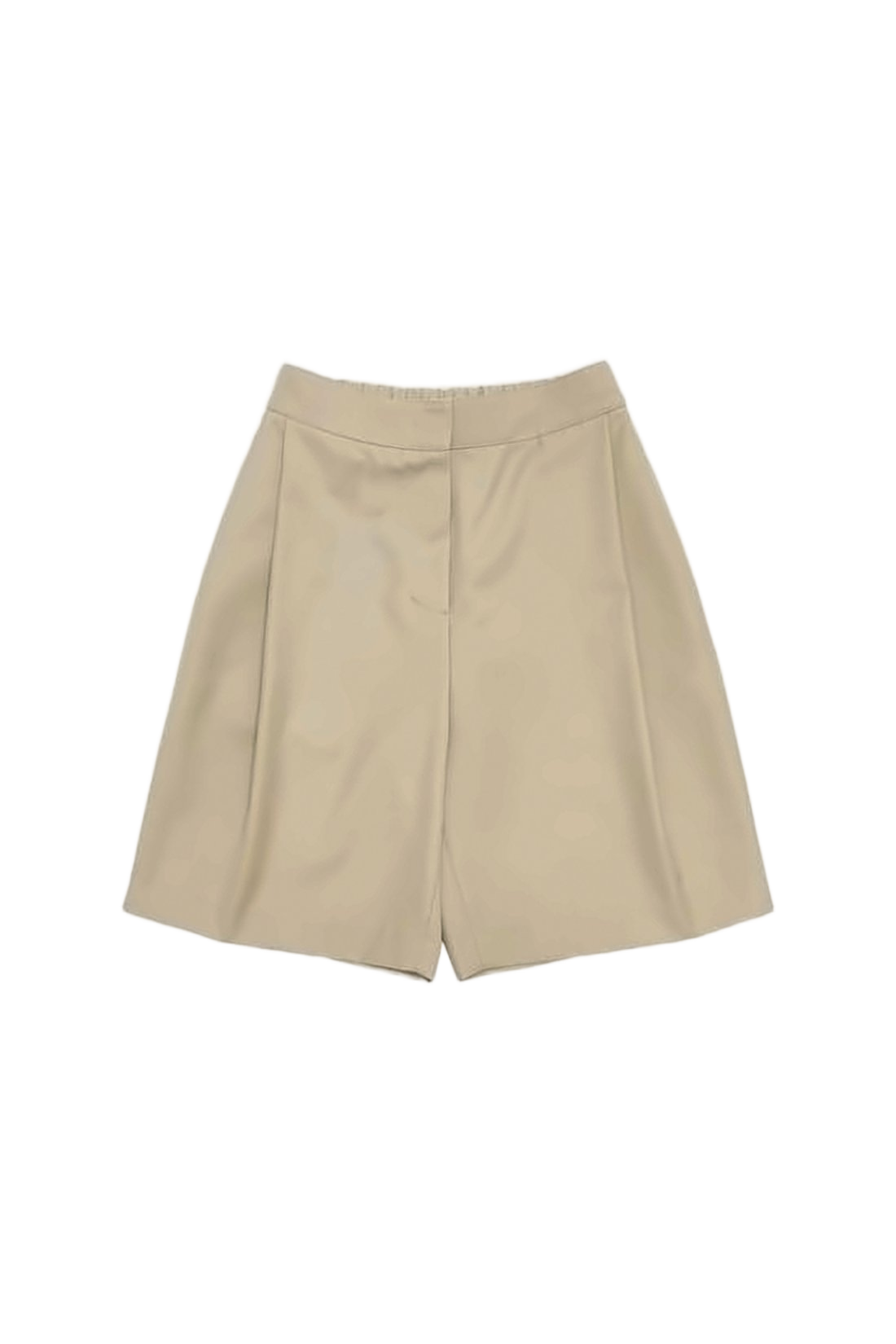 Tailored Neutrals Shorts with Elastic Waistband