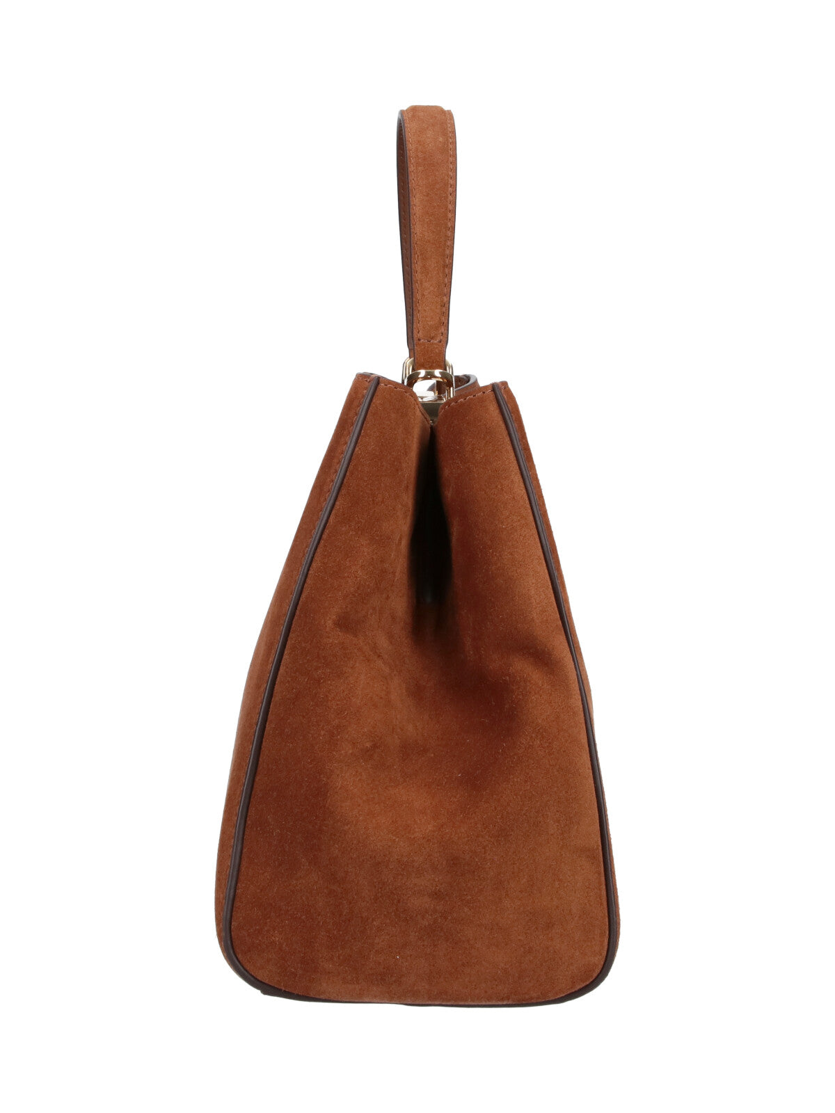 Brown Eleanor Mini Calf Suede Bag