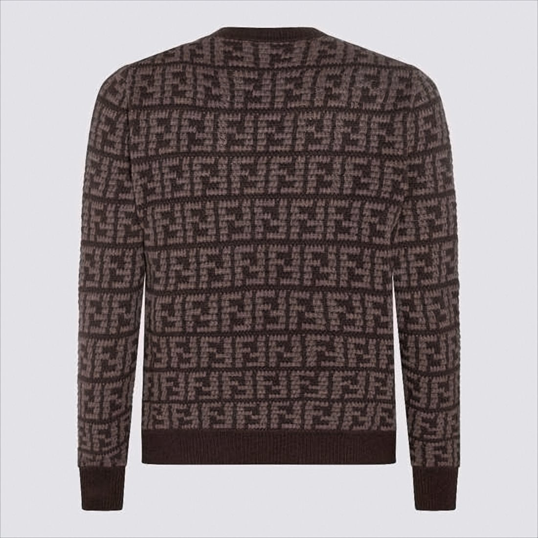 Geometric Pattern Cashmere Sweater