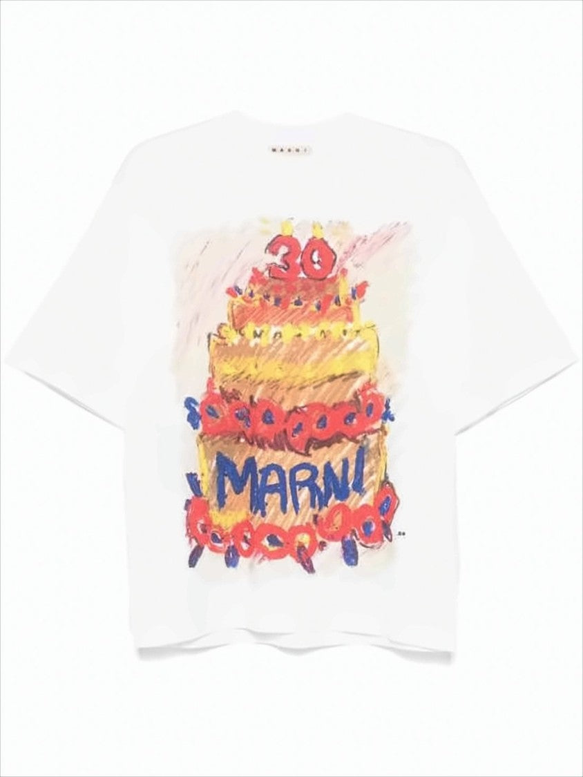 Relaxed Fit Artistic Print Short-Sleeve T-Shirt