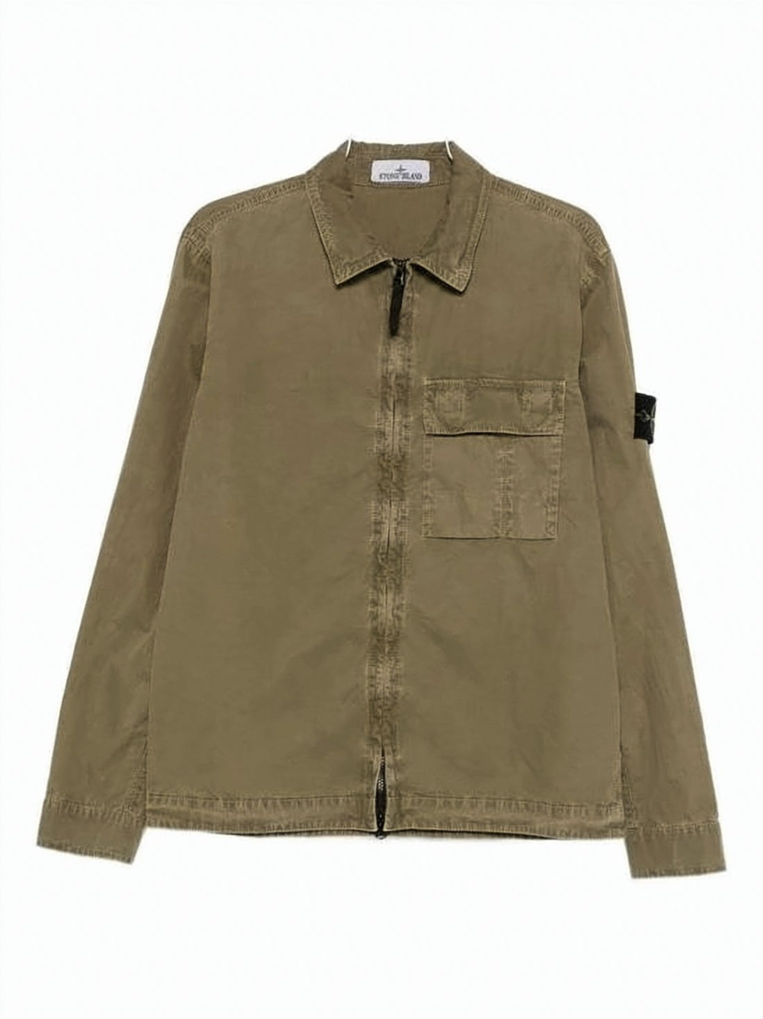 Brown Jacket with Flap Pocket