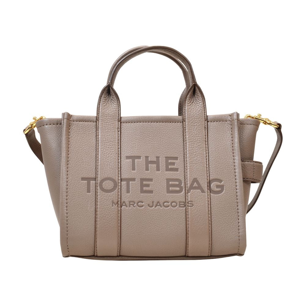 The Small Tote Bag - Cement - Leather