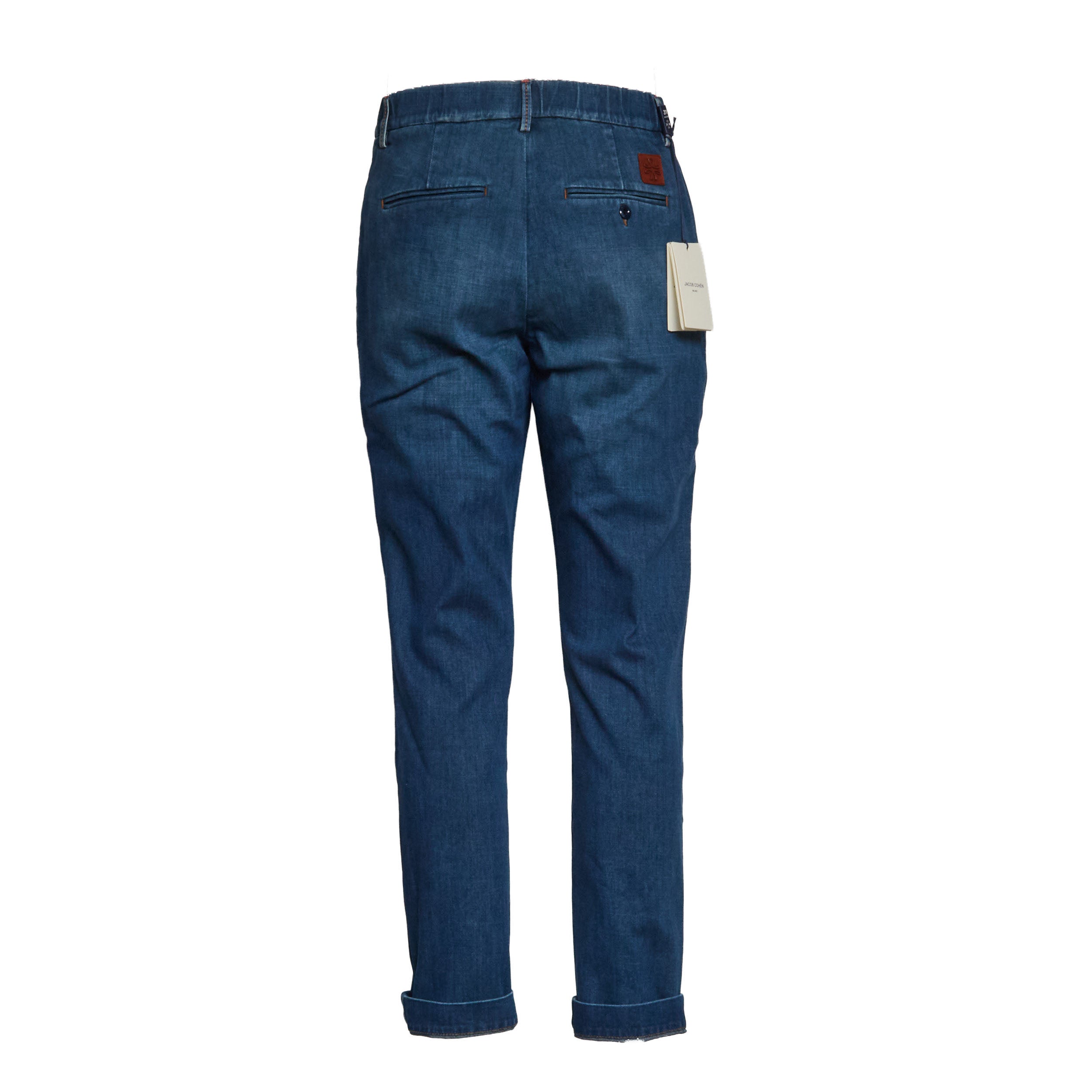 Gray Stretch Denim Jeans Regular Fit