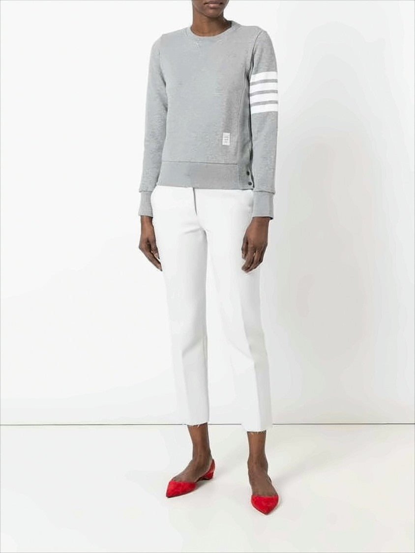 Long-Sleeve Sweatshirt with Signature Stripes