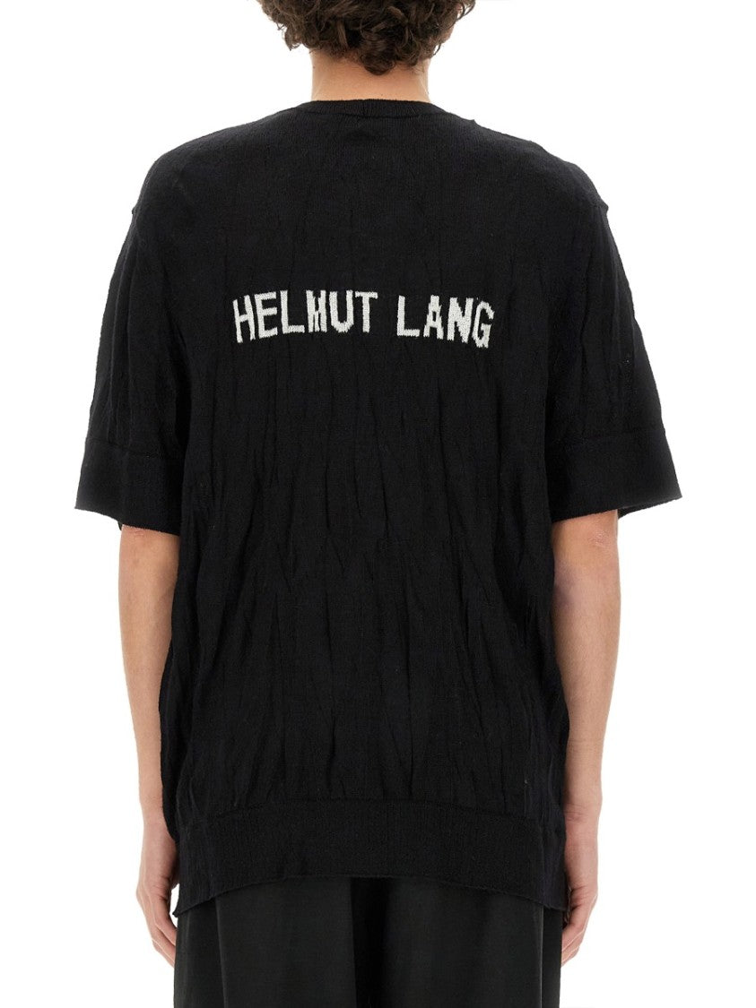 Crinkled Black T-Shirt