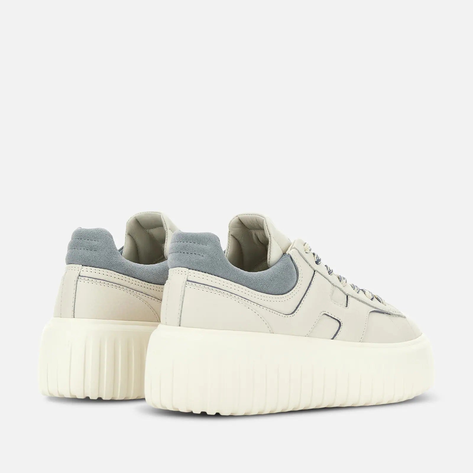 H-Stripes Lace-Up Leather Sneakers