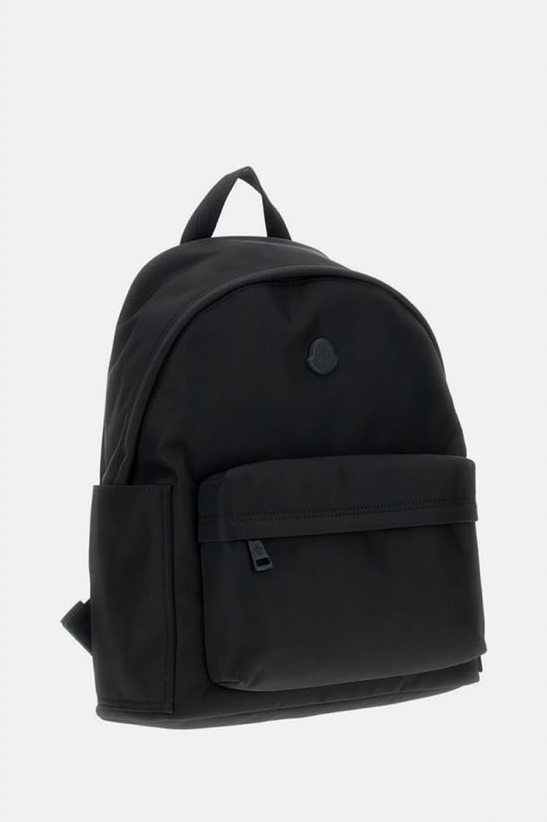 Water-Repellent Matte Black Backpack