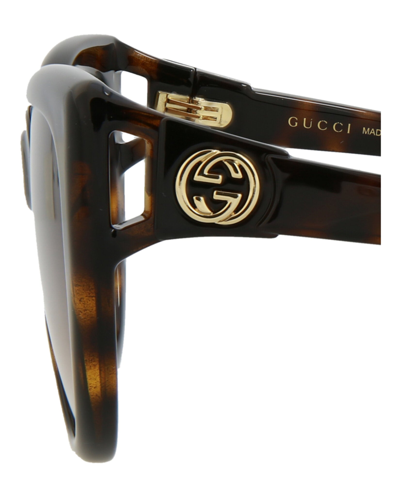 Cat Eye-Frame Injection Sunglasses