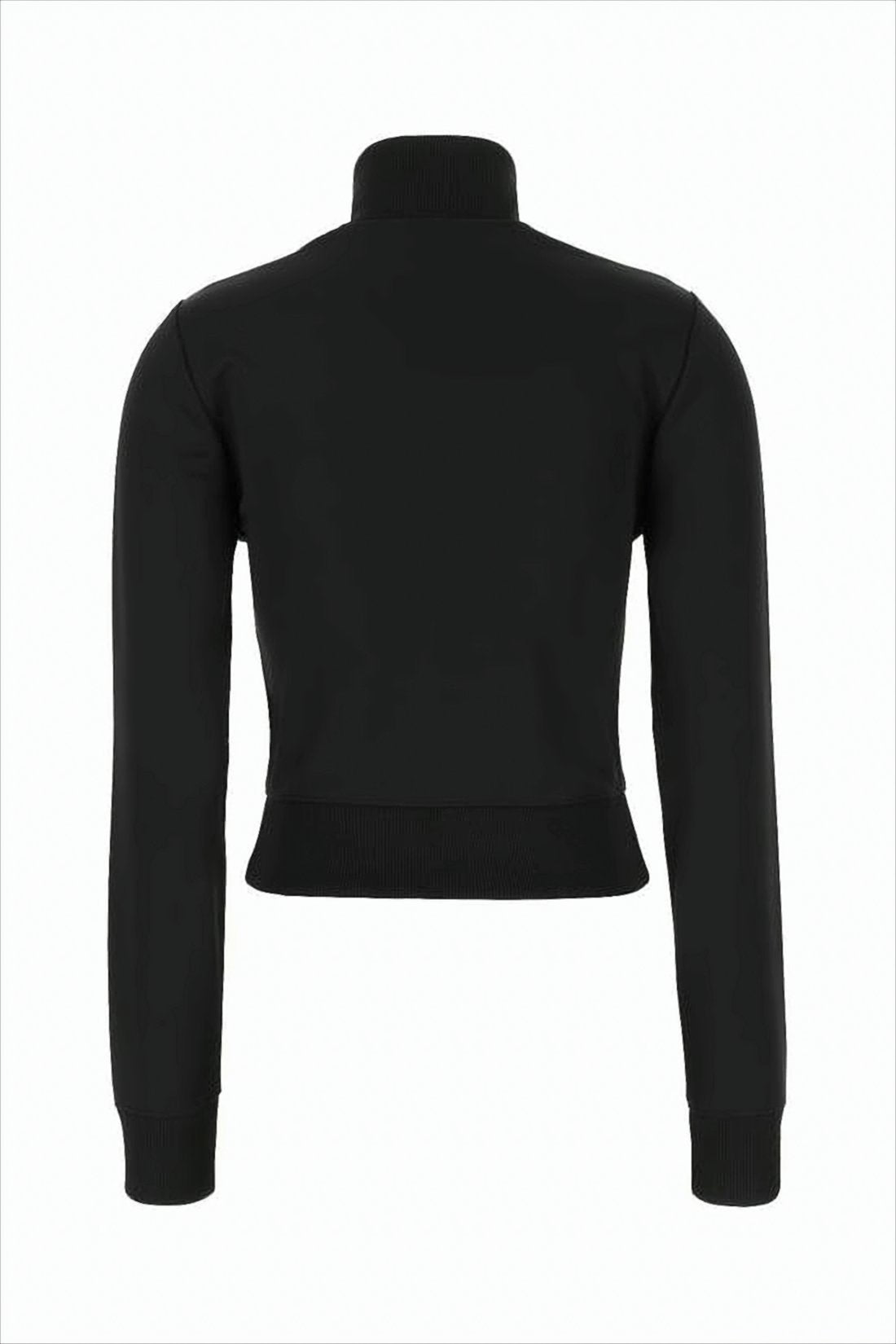 Cropped High Collar Jacket