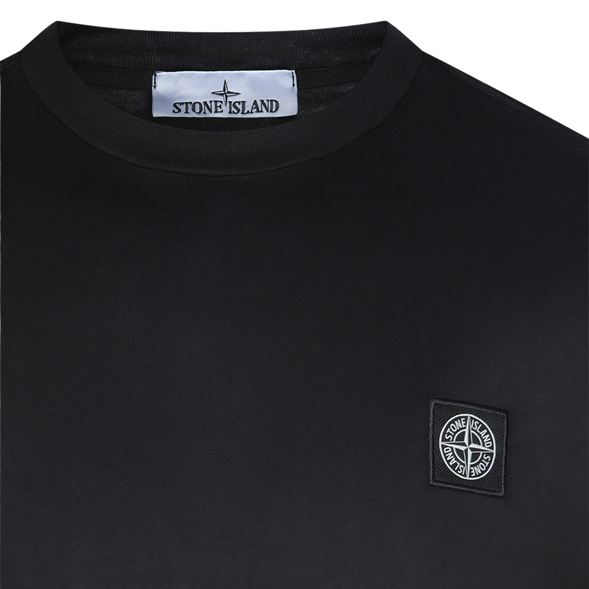 Short-Sleeve T-Shirt with Subtle Logo Patch