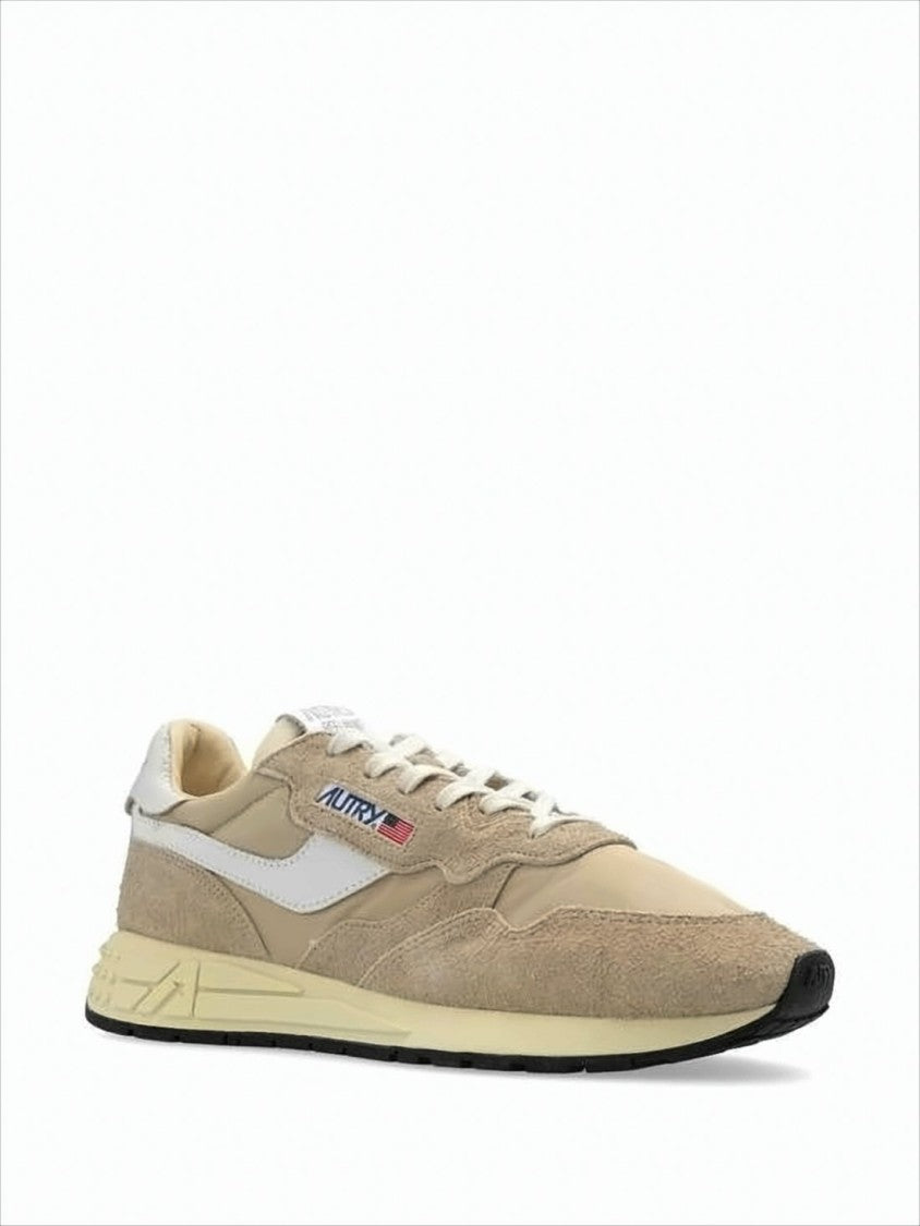 Low-Top Sneakers with Textured Suede and Leather Accents