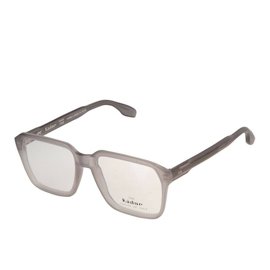 Big 4 Translucent Matte Grey Eyeglasses with Minimalist Design
