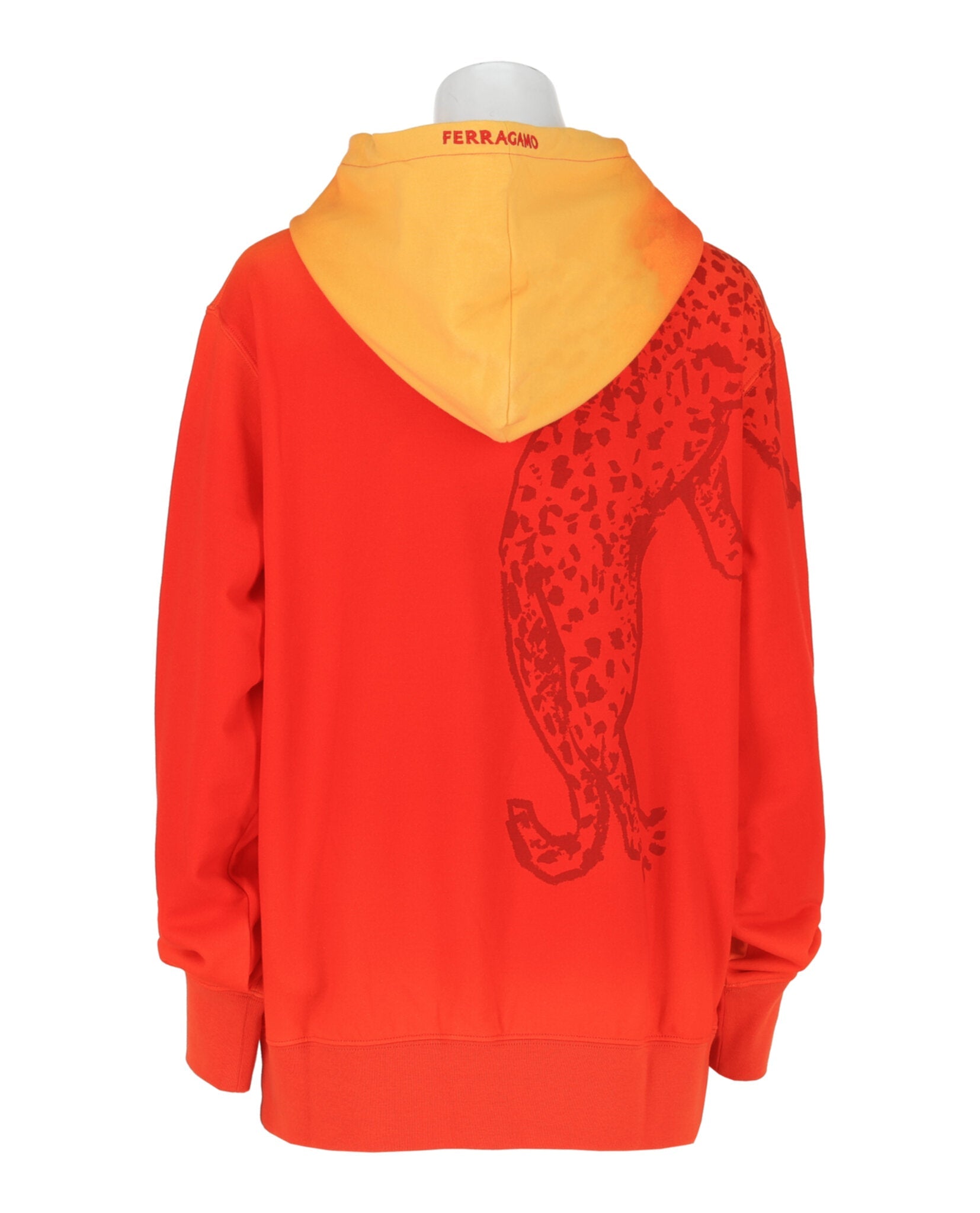 Sunset Print Cotton Hoodie