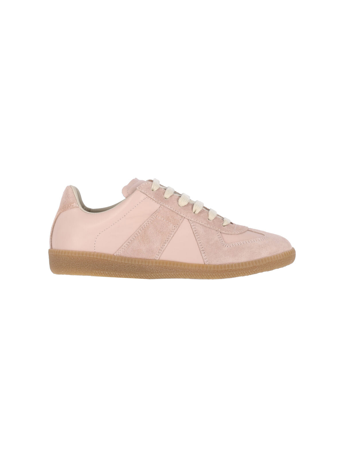 Low-Top Sneakers with Suede Detail
