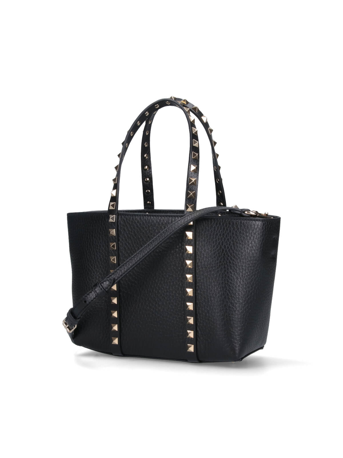 "Rockstud" Small Handbag – Black