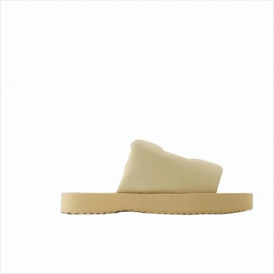 Padded Lambskin Slip-On Mules