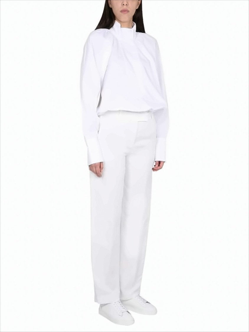 Voluminous White Cotton Shirt