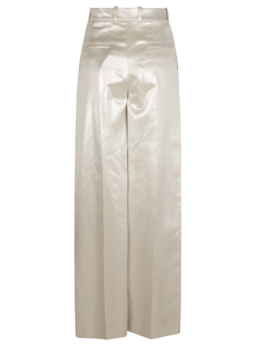 Wide-Leg Trousers With High Waist