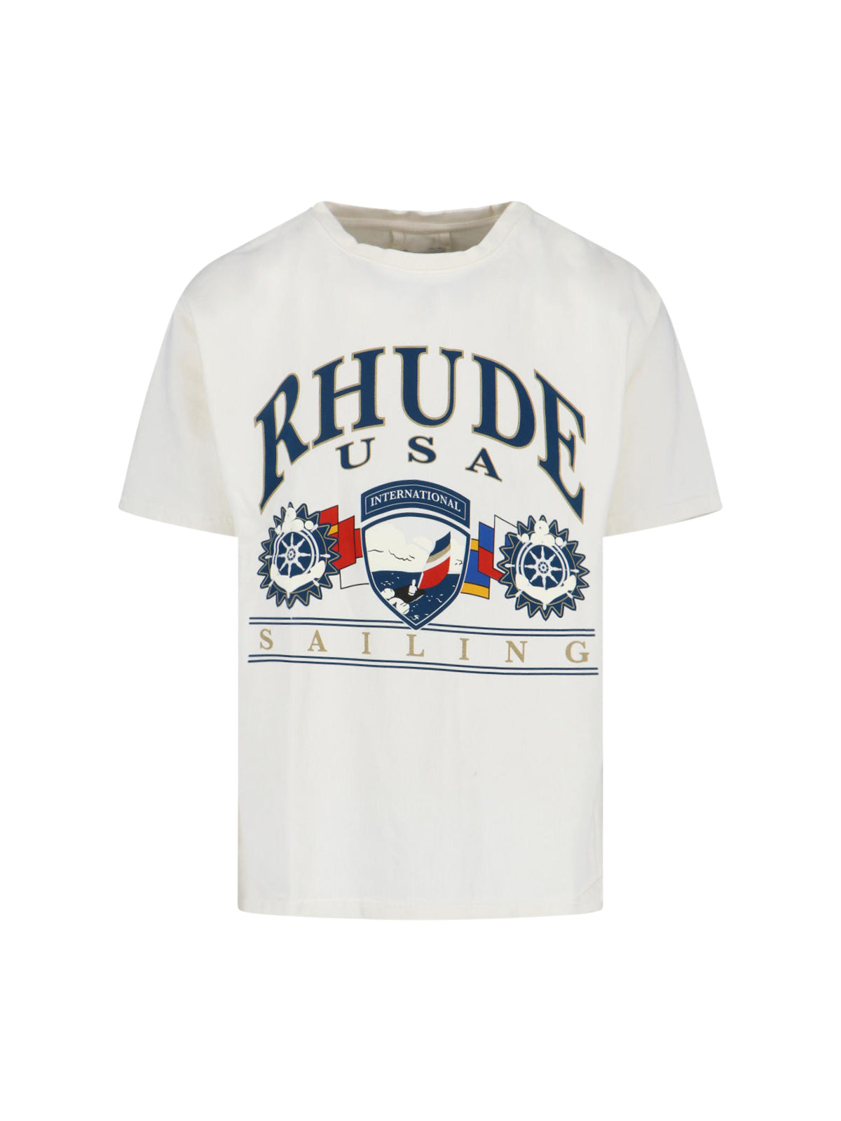 Minimalist White T-Shirt With Classic Crew Neckline