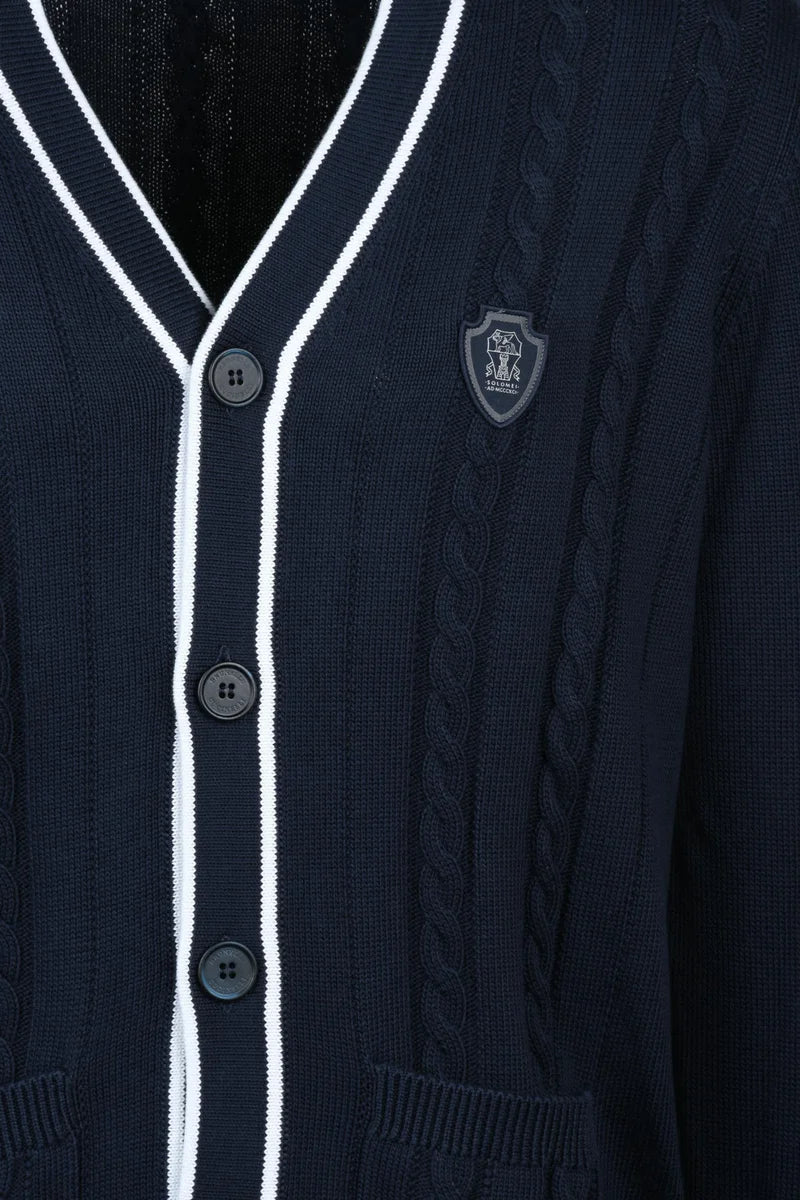 Cotton Cardigan - Blue