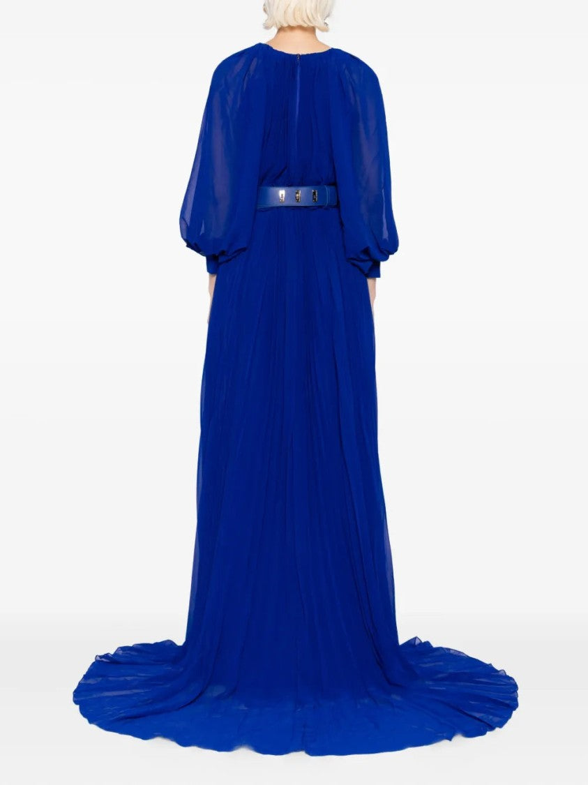 Pleated Long Dress