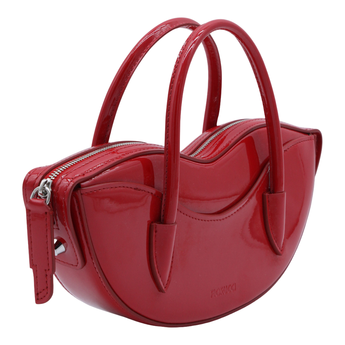 Crescent-Shaped Handbag