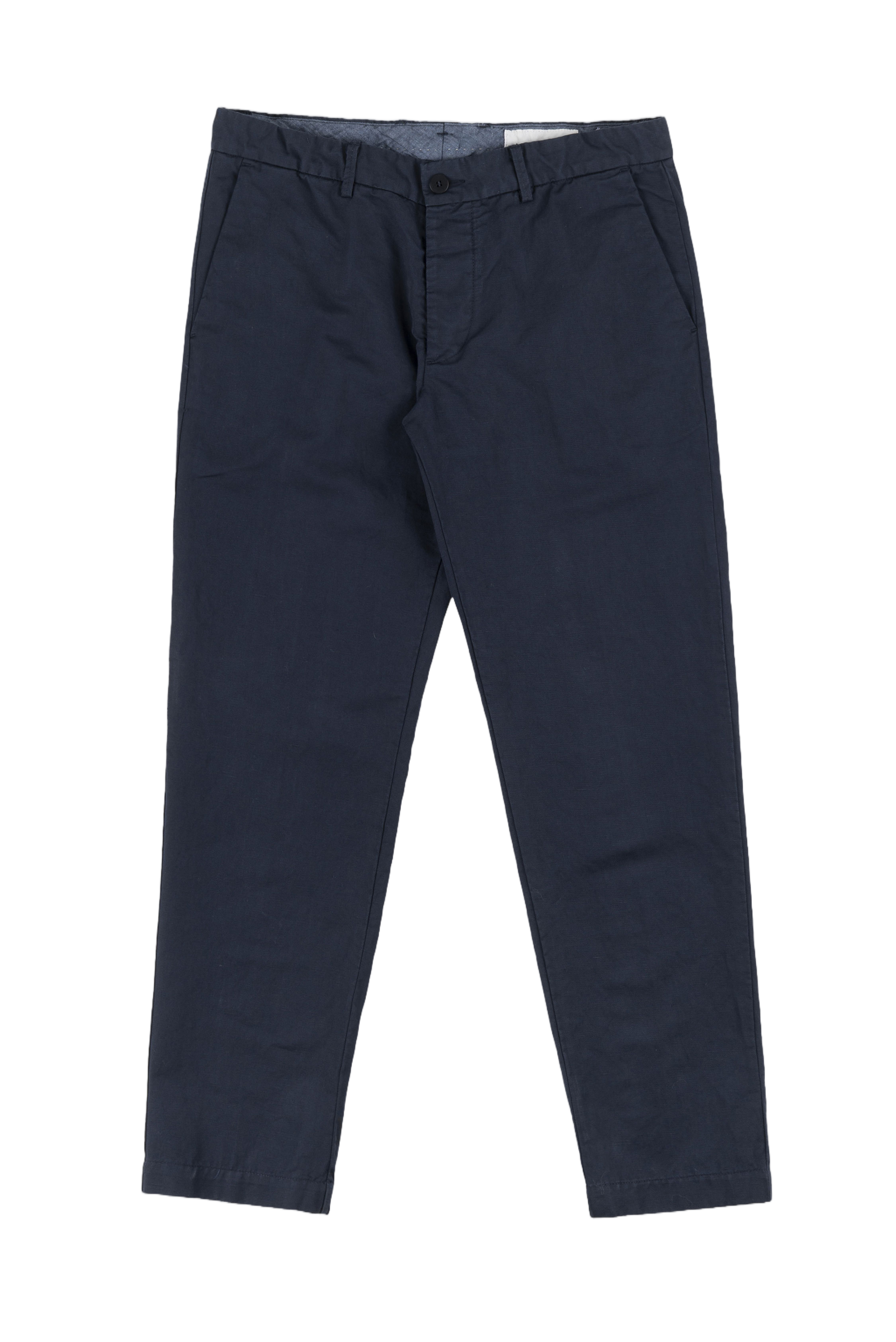 Straight-Leg Chino Trousers with Regular Rise