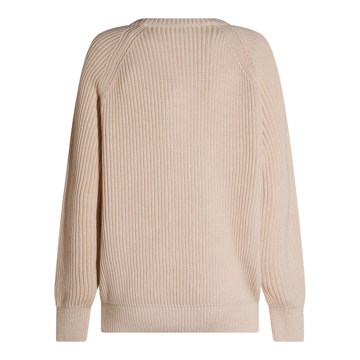 Relaxed Fit Ribbed Knit Sweater