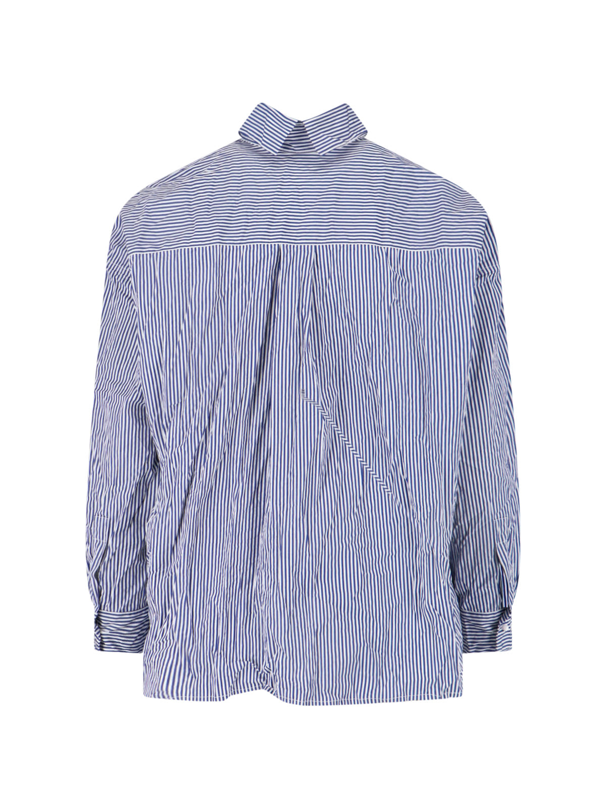 Blue Rossella Striped Cotton Shirt