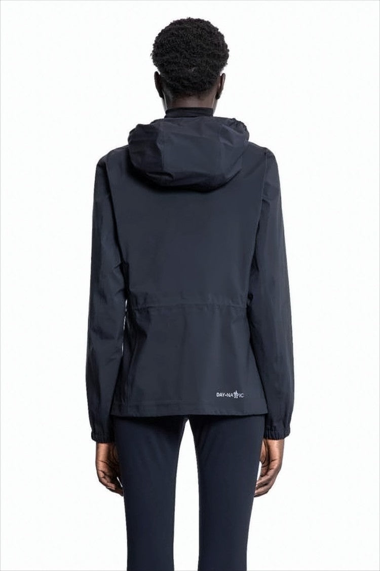 Black Moncler Jacket with Hood