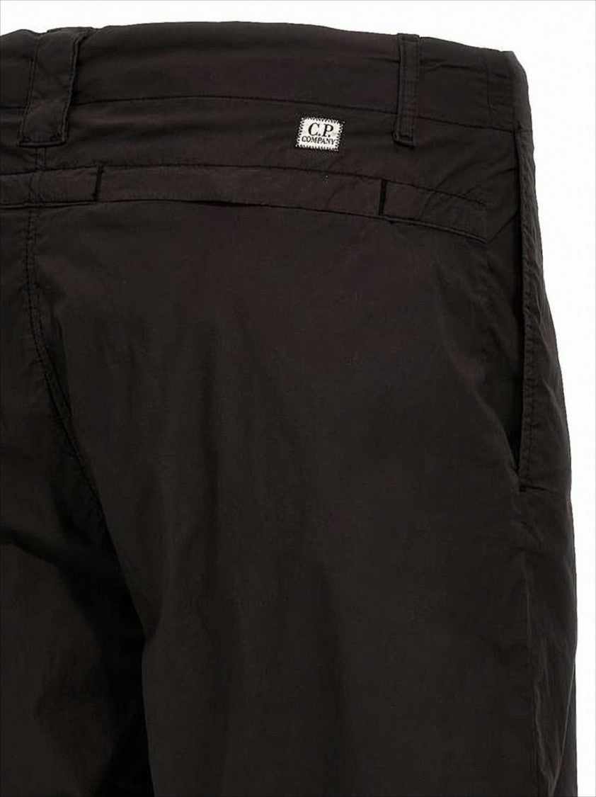 Classic Black Relaxed-Fit Shorts With Logo Detail