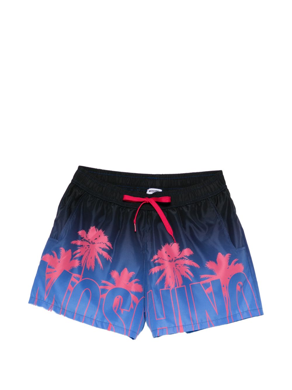 Silk and Nylon Blend Drawstring Swimwear