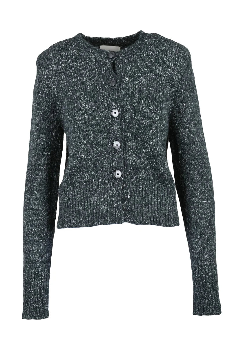 Button Cardigan - Grey