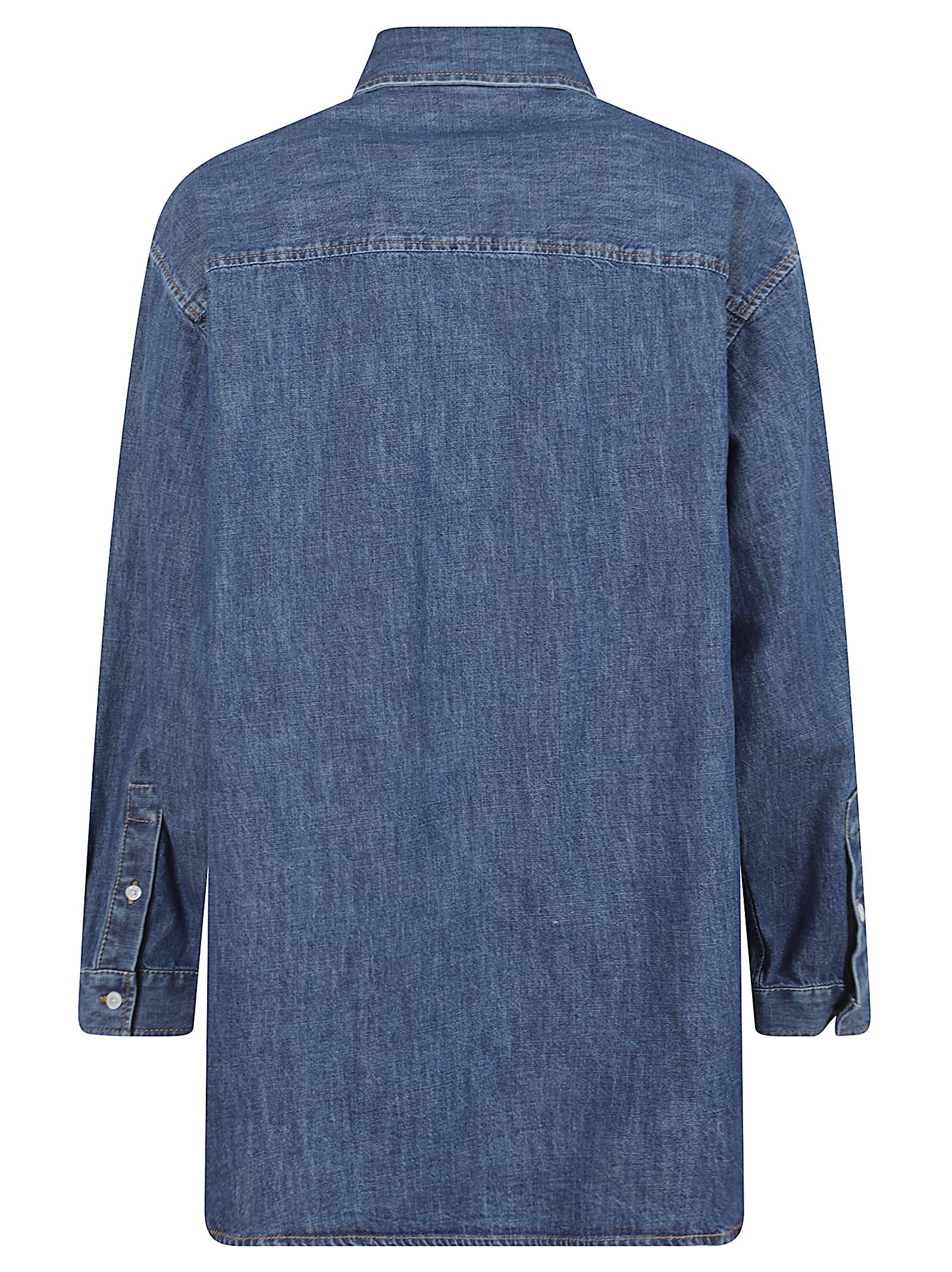 Blue Denim Button-Down Shirt