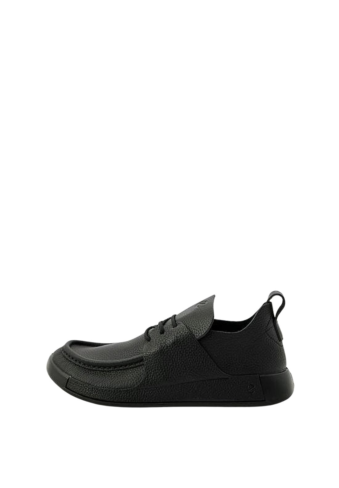 Textured Cowhide Leather Loafers with Minimalistic Design