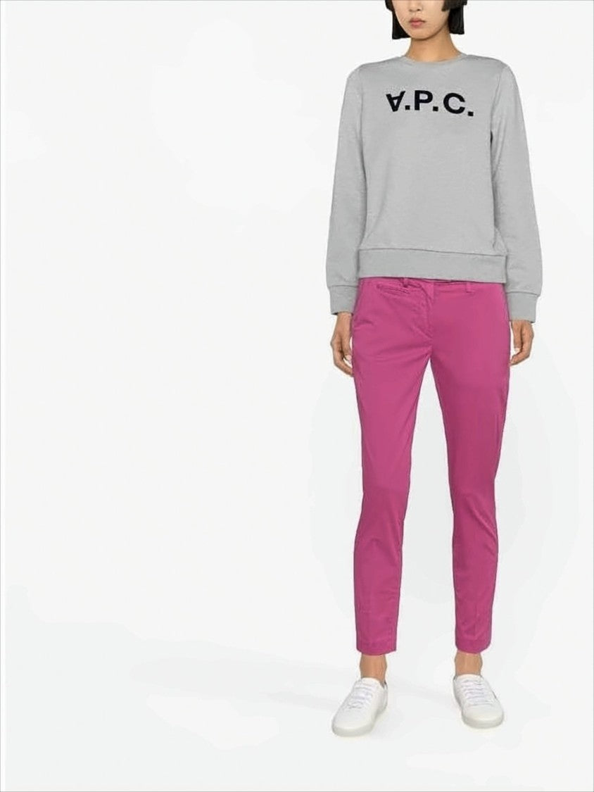 Heathered Grey Long-Sleeve Sweatshirt
