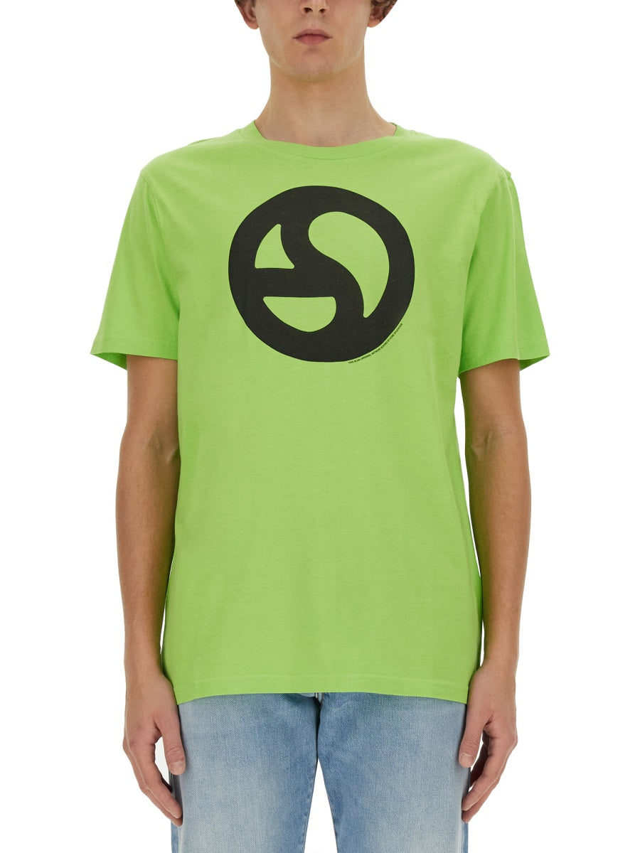Short-Sleeved T-Shirt With Bold Graphic Print