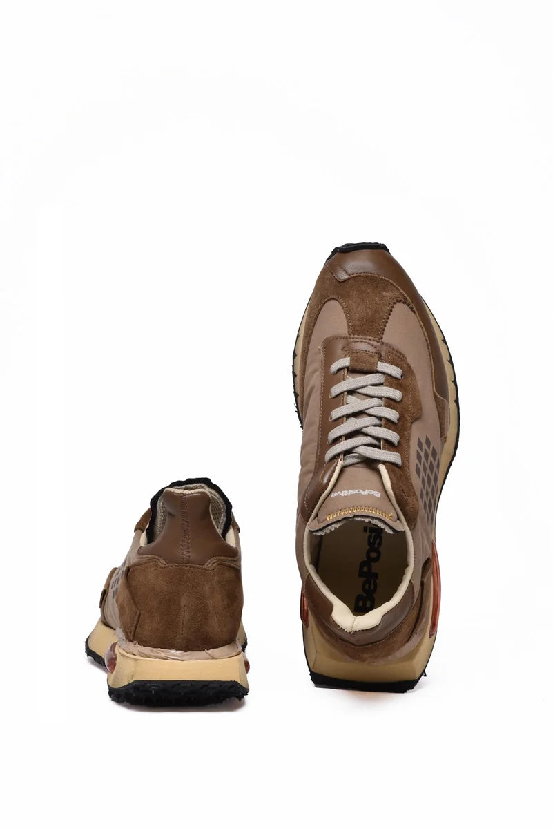 Space Race Sneakers - Brown