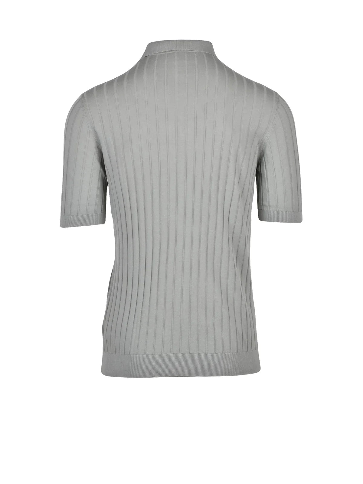 Knit Polo Shirt - Sage Green