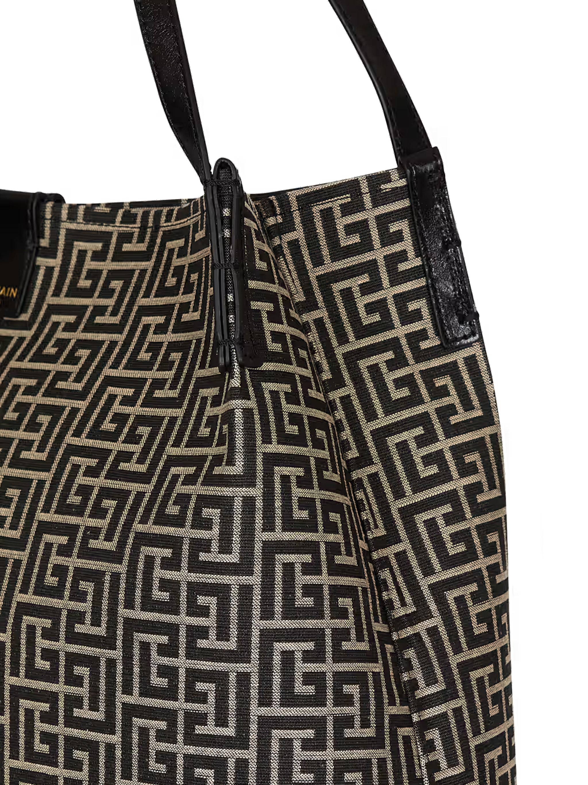 Large Geometric Maze Pattern Tote Bag